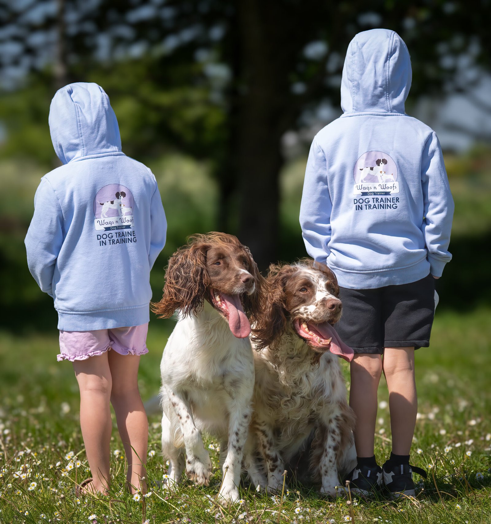 Dog trainers in training